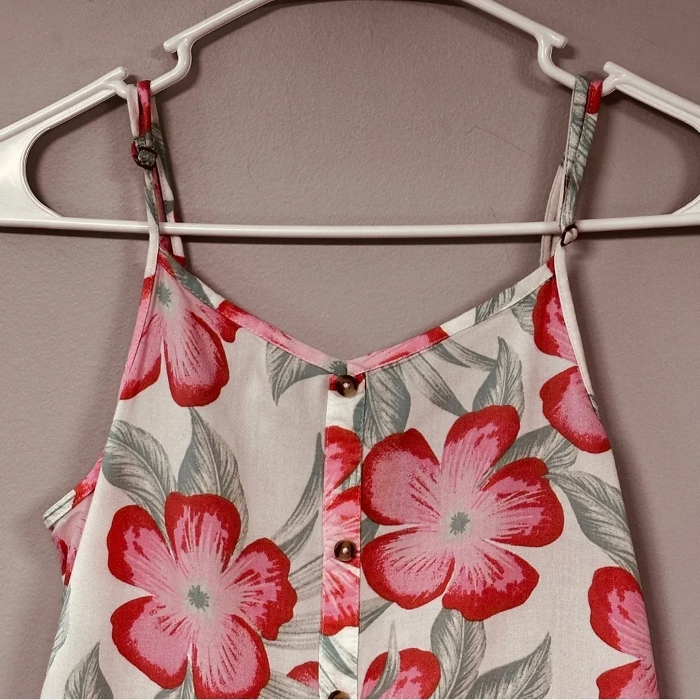 SO, soft springy  Pastel  Pink / white / Green floral sundress, Girls' 14 / 16